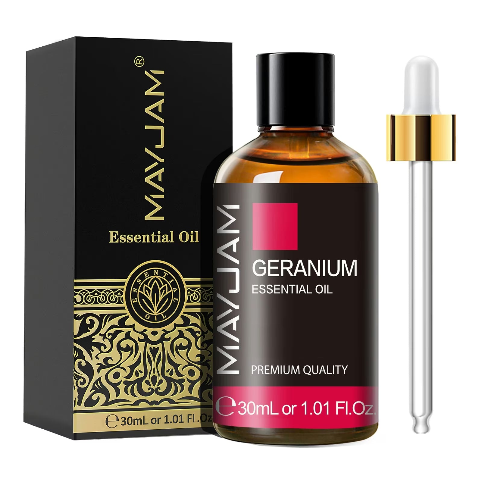 30ml Essential Oil | Natural Aromatherapy Scent | Mayjam - Geranium - Image 14