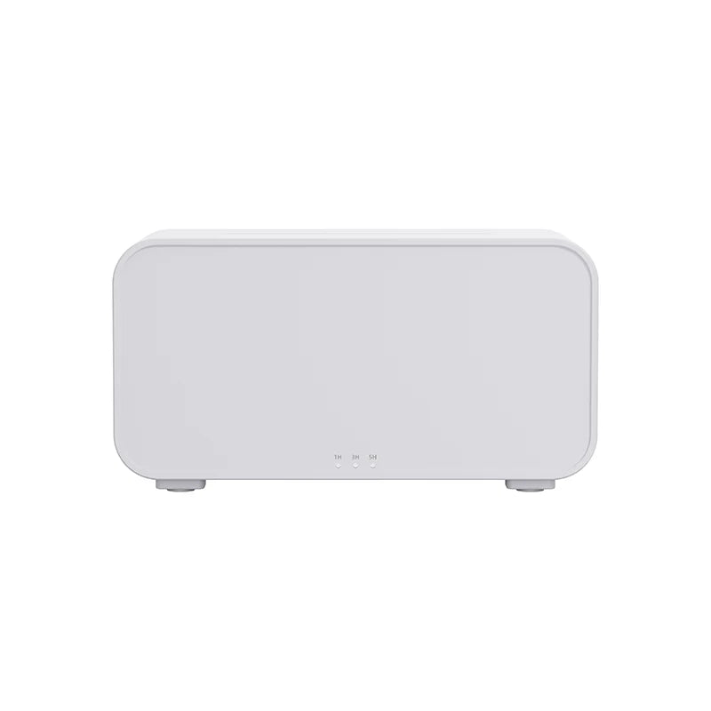 Mini Flame Aroma Diffuser Black| 7-Color Essential Oil Humidifier Black