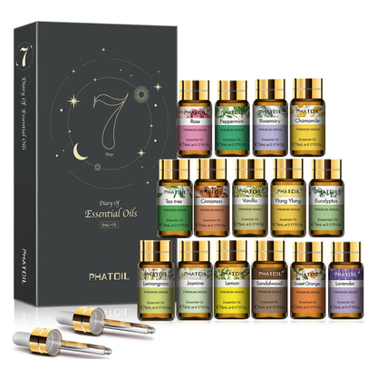 Essential Oil Fragrance Gift Box 15 Bottles | Phatoil