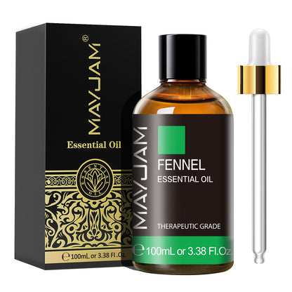 Fennel Essential Oil 100ml | Natural Aromatherapy | Mayjam Basil - 100ml