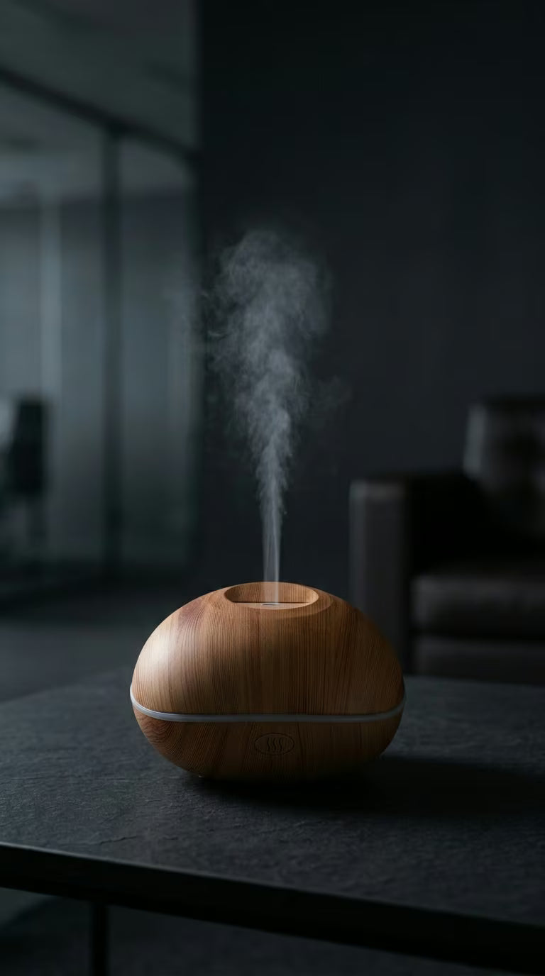 Flame Aroma Diffuser 200ml | Essential Oil Humidifier with Remote & 7-Color LED Light | Mayjam - Image 5