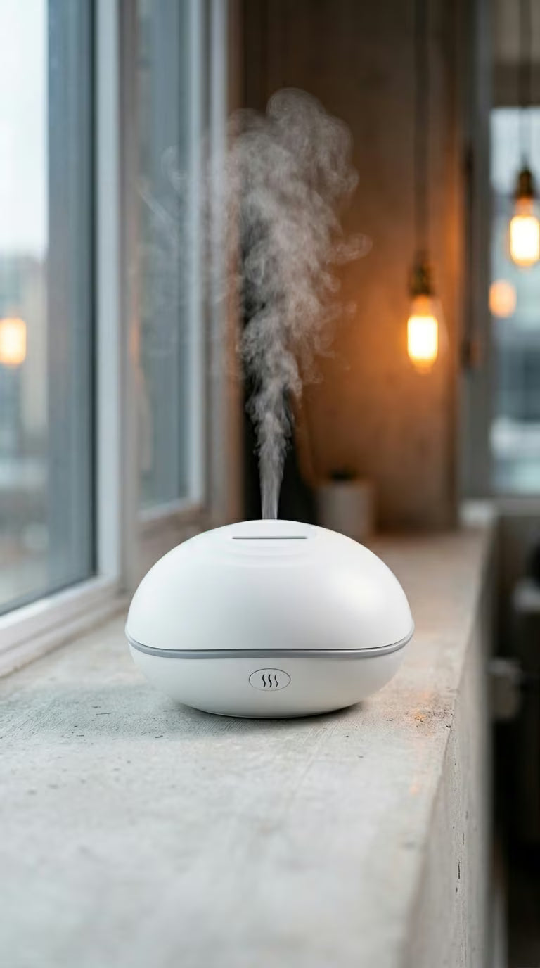 Flame Aroma Diffuser 200ml | Essential Oil Humidifier with Remote & 7-Color LED Light | Mayjam - Image 9