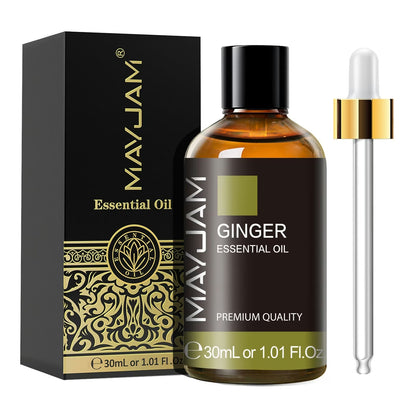 Ginger Essential Oil | Natural Aromatherapy | Mayjam - 30ml - Image 2